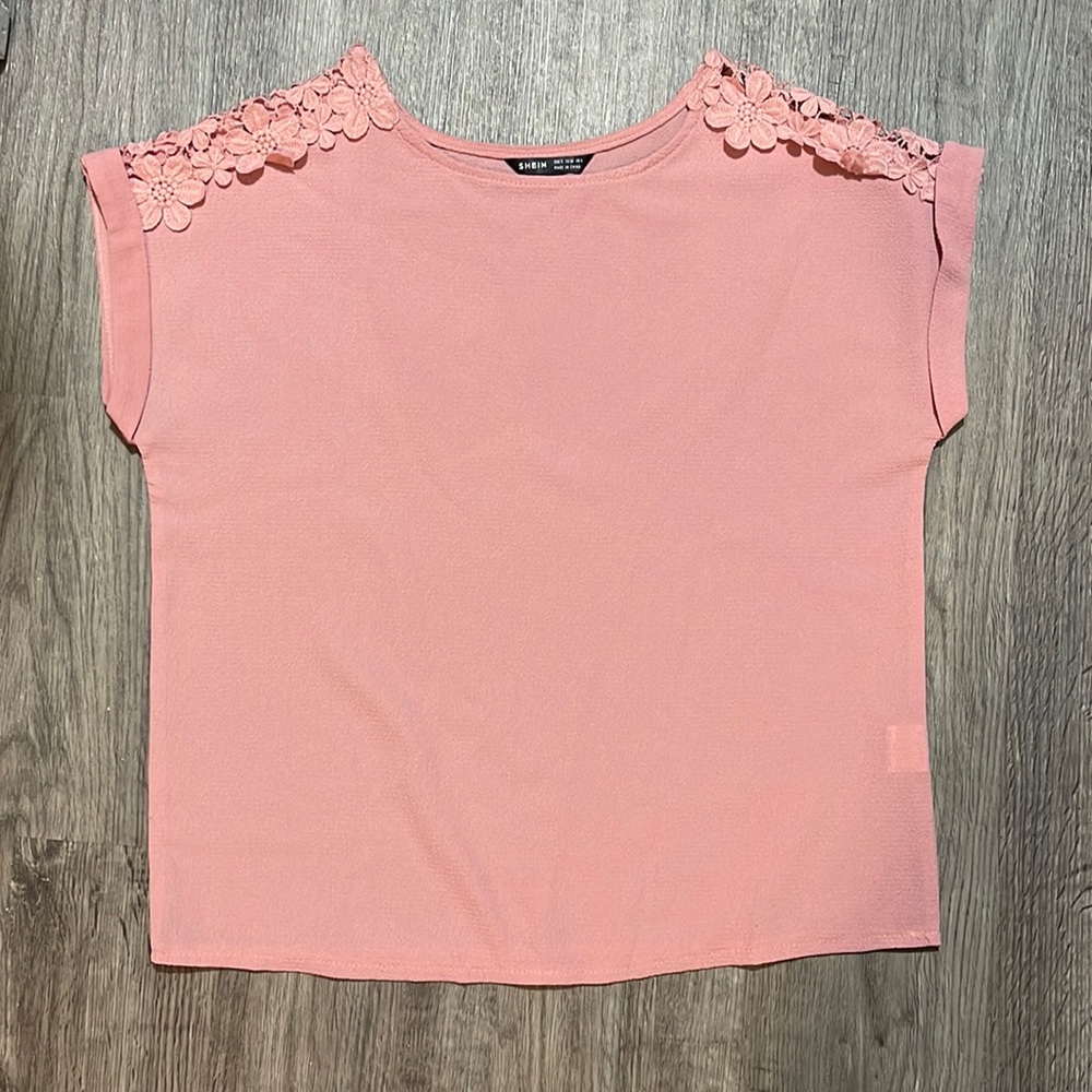 SHEIN small pink blouse